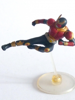 กาจาปอง มาสไรเดอร์คูกะ ไมท์ตี้ฟอร์ม ท่าไรเดอร์คิก,Kashapon Masked Rider Kuuga, Mighty Form-Rider Kick posture