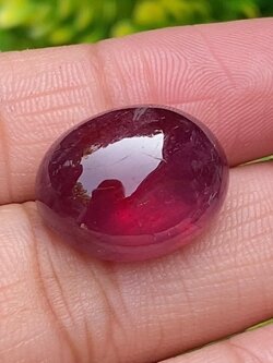 พลอย ทับทิม (Ruby Sapphire) 28.01 กะรัต (Cts.) พลอยแท้ อัญมณีมงคลประจําวันเกิด เครื่องประดับพลอย