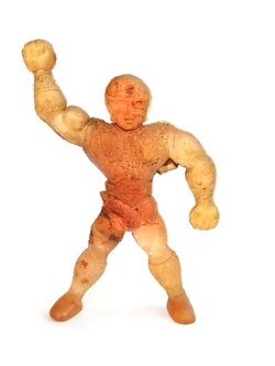 ตุ๊กตุ่นแอ๊นท์ ขบวนการโกกุลไฟว์ ขนาด 2 นิ้วตามรูป ตัวยางใส สีส้ม