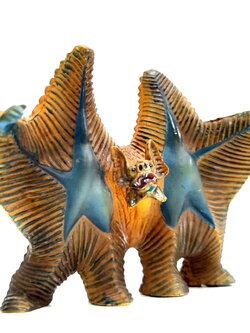 มีหลายภาพ ***ปลายมือหักเล็กน้อย ไม่มีฐาน ,ฟิกเกอร์โพลีสโตนขนาดเล็ก ตามภาพ/พลาสติกแข็ง สัตว์ประหลาด เพลสตาร์ จากอุลตร้าแมน ขนาดตามรูป หายาก มือสองตามสภาพ