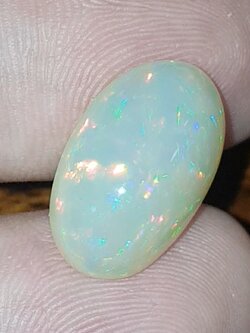 พลอย โอปอล Opal 7.35 กะรัต (Cts.) พลอยแท้ อัญมณีมงคลประจําวันเกิด เครื่องประดับพลอย