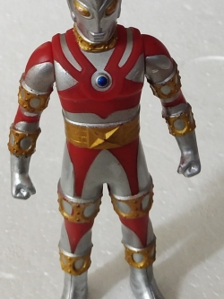 ซอฟ 4.5 นิ้ว อุลตร้าแมนเอซ ตัวปลอม (เอซโรบอต) สภาพดี Ultraman Ace, ,อุลคร้าแมนเอ