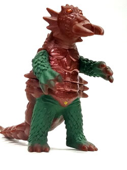 ซอฟ5นิ้ว ขนาดตามรูป สัตว์ประหลาดคิงส์แครบ จากอุลตร้าแมน เอ/เอส มือสองสภาพดีมีรอยบ้าง มีสติ๊กเกอร์ใต้เท้า