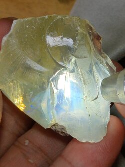 ก้อน ผลึก โอปอล Opal 47 กรัม (Grams.) พลอยแท้ อัญมณีมงคลประจําวันเกิด เครื่องประดับพลอย