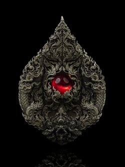 เหรียญมณีนาคราชแก้วบุญฤทธิ์ รหัส13 เนื้อไวท์บรอนซ์ซาติน