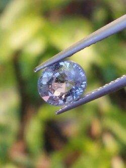 พลอย สปิเนล พม่า Spinel Myanmar 尖晶石 1.10 กะรัต (Cts.克拉) พลอยแท้ อัญมณีมงคลประจําวันเกิด เครื่องประดับพลอย