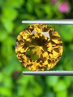 พลอย ซิทริน Citrine 10.32 กะรัต (Cts.) พลอยแท้ อัญมณีมงคลประจําวันเกิด เครื่องประดับพลอย