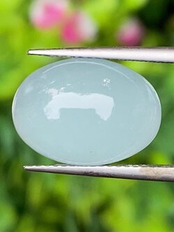 พลอย อความารีน Aquamarine 5.89 กะรัต (Cts.) พลอยแท้ อัญมณีมงคลประจําวันเกิด เครื่องประดับพลอย