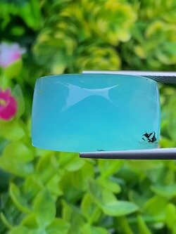 พลอย โอปอลเปรู Peruvian Opal 25.09 กะรัต (Cts.) พร้อมใบเซอร์ พลอยแท้ อัญมณีมงคลประจําวันเกิด เครื่องประดับพลอย