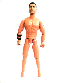 ตุ๊กตาผู้ชายทหารสำหรับใส่ชุดผ้า แอคชั่นฟิคเกอร์ Action Man Van Hasbro 1996 ,Met Schethand _Military Pak ขนาด30 ซม. งานของ HASBRO ขยับข้อต่อได้ทุกส่วน ส่วนมือขวามีสปริงกดแล้วขยับนิ้วมือได้ **สีมีตำหนิ ตามภาพ ข้อต่อยังแน่นแข็งแรง แอคชั่นโพสได้ไม่มีหลวม งานเ