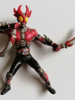 ของเล่น ของสะสมมาสค์ไรเดอร์ kashapon กาชาปอง ไรเดอร์อากิโตะ เบิร์นนิ่งฟอร์ม เก่าเก็บ อาวุธครบ