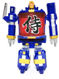 หุ่น DX ไดโกะโย หุ่นยนต์ที่แปลงร่างมาจากโคมสายตรวจ สมัยเอโดะ จากภาพยนตร์เซ็นไต เรื่อง ขบวนการซามูไร ชินเคนเจอร์ ขนาดตามรูป ระบบใช้ได้ปกติ สามารถเปลี่นนสภาพเป็นหุ่น และคืนสภาพเป็นโคมตะเกียง ได้ด้วย ***ไม่มีแผ่นดิสซามูไร ให้**สภาพดี ใช้งานได้ปกติ