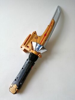 มีหลายภาพ งานdx **ไม่เช็คระบบไฟ ดาบจากขบวนการซามูไร ชินเคนเจอร์ มือสองสภาพดี มีรอยบ้าง