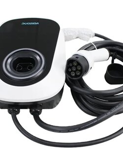 เครื่องชาร์จรถไฟฟ้า EV Charger แบรนด์ DUOSIDA WALL EV 32A 7.2KW สายยาว 8 เมตร