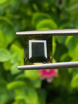 พลอย ไบ คัลเลอร์ แซฟไฟร์ 2 สี Bi-Color Sapphire 5.05 กะรัต (Cts.) พลอยแท้ อัญมณีมงคลประจําวันเกิด เครื่องประดับพลอย