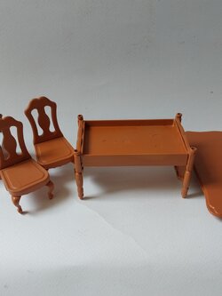 มีหลายภาพ, ชุดเฟอร์นิเจอร์สำหรับตุ๊กตา ชิ้นงานพลาสติกขนาดตามภาพ