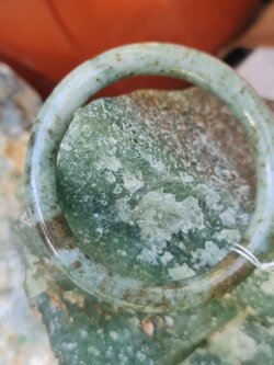 JB6711067 หยก พม่า แท้ Jade กำไลหยก (Jadeite bracelet) พม่า (Myanmar) 50.7 มม.