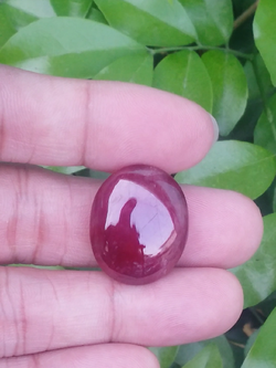 พลอย ทับทิม Ruby sapphire 53.085 กะรัต (Cts.) พลอยแท้ อัญมณีมงคลประจําวันเกิด เครื่องประดับพลอย