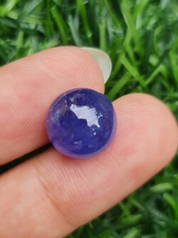 พลอย แทนซาไนท์ Tanzanite 8.94 กะรัต (Cts.) พลอยแท้ อัญมณีมงคลประจําวันเกิด เครื่องประดับพลอย