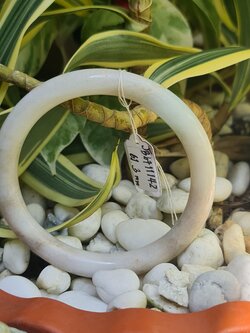 JB6711142 หยก พม่า แท้ Jade กำไลหยก 61.3 มม. (Jadeite bracelet) พม่า (Myanmar)