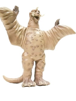 ซอฟ 7 นิ้ว สัตว์ประหลาดน้ำแข็ง เพกีร่า จาก ภาพยนตร์ อุลตร้าคิว สภาพดี หายากมาก*** มีรอยบ้าง สีเขาถลอกเล็กน้อย