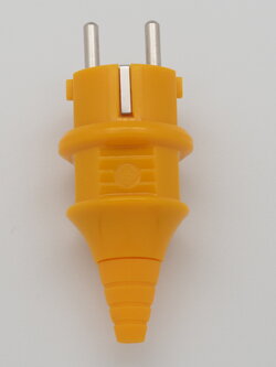 ปลั๊กเยอร์มัน ตัวผู้ 2 ขากลม 16A 250V