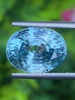 พลอย เพทาย Natural Zircon 8.98 กะรัต (Cts.) พร้อมใบเซอร์ พลอยแท้อัญมณีมงคล ประจําวันเกิด เครื่องประดับพลอย