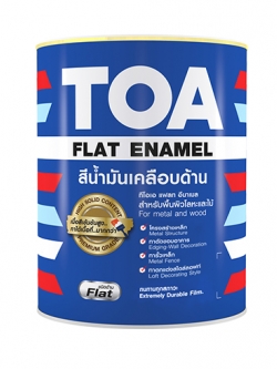 ทีโอเอ แฟลท อีนาเมล สีน้ำมันเคลือบด้าน
