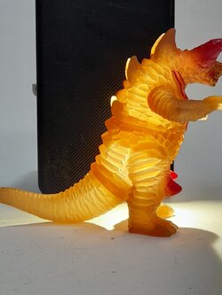 มีหลายภาพ ซอฟ 3.5-4นิ้ว สัตว์ประหลาดสกัลล์ โกโมร่า ตัวพิเศษใสทำสีบางส่วน มือสองสภาพดี มีรอยบ้าง