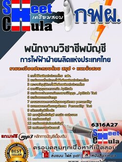 แนวข้อสอบพนักงานวิชาชีพบัญชี การไฟฟ้าฝ่ายผลิตแห่งประเทศไทย (กฟผ)