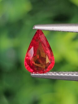 พลอย ทับทิม ซองเจีย Songea Ruby Sapphire 1.21 กะรัต (Cts.) พลอยแท้ อัญมณีมงคลประจําวันเกิด เครื่องประดับพลอย