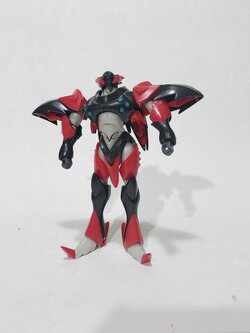 มีหลายภาพ, **เขาหาย ของมีตามภาพ,หุ่นยนต์เทคก้าแมนเบลด พลาสติกโมเดล ขนาดประมาณ 15 ซม.