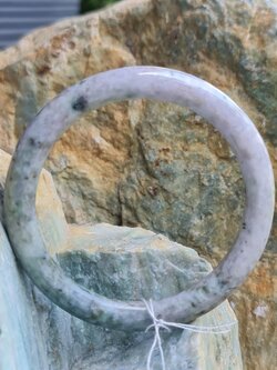 JB6711179 หยก พม่า แท้ Jade กำไลหยก 58.2 มม. (Jadeite bracelet) พม่า (Myanmar)