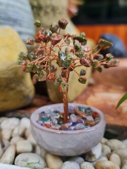 009 ต้นไม้หินยูนาไคต์ ต้นไม้มงคล หินมงคลจากธรรมชาติ ต้นไม้อัญมณีแท้ เสริมดวง มีพร้อมส่ง