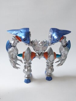 มีหลายภาพ ของมีตามรูป ,ฟิกเกอร์ยางตัน ขนาดตามรูป โรบอทของมนุษย์ดาวคูล จากอุลตร้าแมนซีโร่ มือสองตามสภาพ