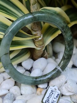 JB6711029 หยก พม่า แท้ Jade กำไลหยก 51.1 มม. (Jadeite bracelet) พม่า (Myanmar)