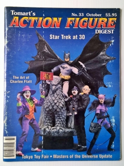 ขายนิตยสารเก่าแนวการ์ตูน ของสะสม Tomart’s ACTION FIGURE DIGEST, No. 33, October 1996 ในเล่ม Star Trek at 30 Charlee Flat Tokyo Toy Fair Masters of the Universe Update He-man