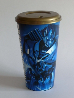 แก้วน้ำโรงหนังจากภาพยนต์ เรื่อง ทรานสฟอร์เมอร์, Movie Collectible Plastic Glass" Optimus Prime" from Transformer, ของสะสมแ้วน้ำโรงหนังจากภาพยต์เรื่อง "ทรานสฟอร์มเมอร์ส" แก้วน้ำ "ออพติมัส ไพรม์"