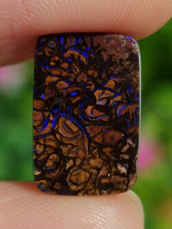 พลอย โบลเดอร์ โอปอล ออสเตรเลีย Australian Boulder Opal 7.00 กะรัต (Cts.) พลอยแท้ อัญมณีมงคลประจําวันเกิด เครื่องประดับพลอย