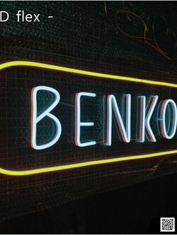 ป้ายไฟนีออนดัด - BENKOFF