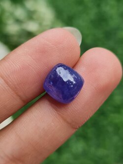 พลอย แทนซาไนท์ Tanzanite 7.59 กะรัต (Cts.) พลอยแท้ อัญมณีมงคลประจําวันเกิด เครื่องประดับพลอย