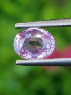 พลอย ชมพู พิ้ง แซฟไฟร์ Pink Sapphire 1.20 กะรัต (Cts.) พลอยแท้ อัญมณีมงคลประจําวันเกิด เครื่องประดับพลอย