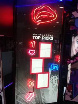 ป้ายไฟนีออนดัด รูปแบบต่างๆ #MAYBLELINE #ไฟสไตล์มินิมอล #ไฟดัดวินเทจ