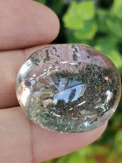 โป่งข่าม ควอตซ์ Included Quartz 81.03 กะรัต Cts พลอยแท้ อัญมณีมงคลประจําวันเกิด เครื่องประดับพลอย