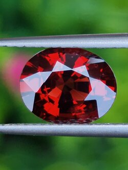 พลอย สปิเนล Spinel 2.66 กะรัต (Cts.) ดิบ Unheated พร้อมใบเซอร์ พลอยแท้ อัญมณีมงคลประจําวันเกิด เครื่องประดับพลอย