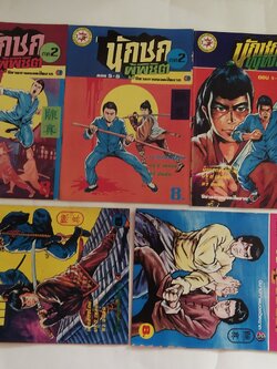 นิยายภาพภาพยนต์จีนเก่า "นักชกผู้พิชิต ภาค2 "นิยายภาพยอดฮิตจาก ไทยทีวีสีช่อง3 นำแสดงโดย บรู๊ซ เหลีบง และ หวี อันอัน จำนวน 5 เล่ม 20 ตอน