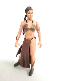 เจ้าหญิงเลอาชุดทาส จากสตาร์วอส์ EP.6 หลุดแพค งานKENNER ,Star Wars Princess Leia