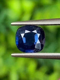 พลอย ไพลิน blue sapphire 1.09 กะรัต (Cts.) พลอยแท้ อัญมณีมงคลประจําวันเกิด เครื่องประดับพลอย