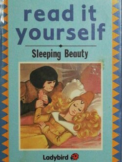 หนังสือนิยายภาพ ฉบับภาษาอังกฤษ "Read It Yourself, Sleeping Beauty" retold by Alison Ainsworth, Illustrated by Angus McBride ,Ladybird Books ***หนังสือมีตำหนิ ตามภาพ
