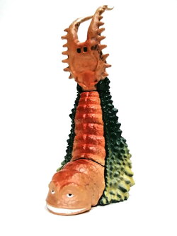 กาชาปอง สัตว์ประหลาด ทวินเทล จากอุลตร้าแมนแจ๊ค ขนาดราว 4 นิ้ว ไม่หัก ไม่กาว ไม่เหนียว Gashapon4" Monster Twin Tail from Ultraman Jack